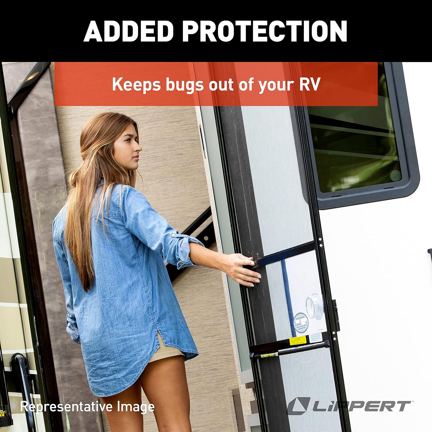 Lippert Screen Shot® Automatic RV Screen Door Closer - 30" #730815